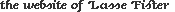 the website of Lasse Fister